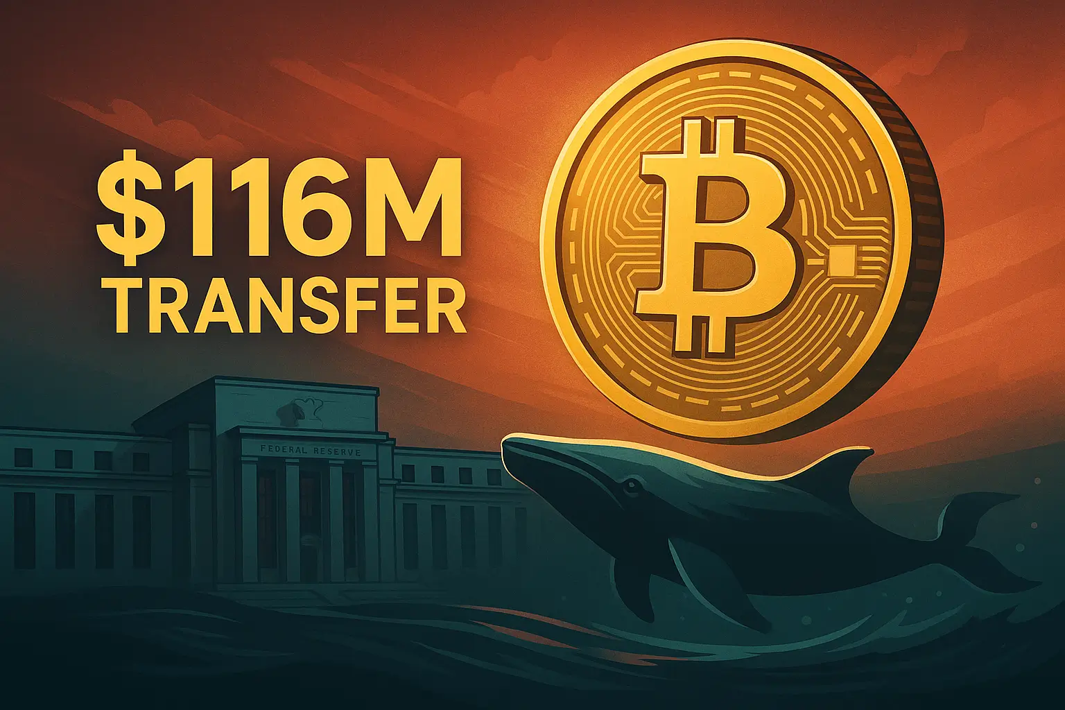 $116M Bitcoin Whale Transfer Raises Eyebrows Ahead of Fed Interest Rate Decision