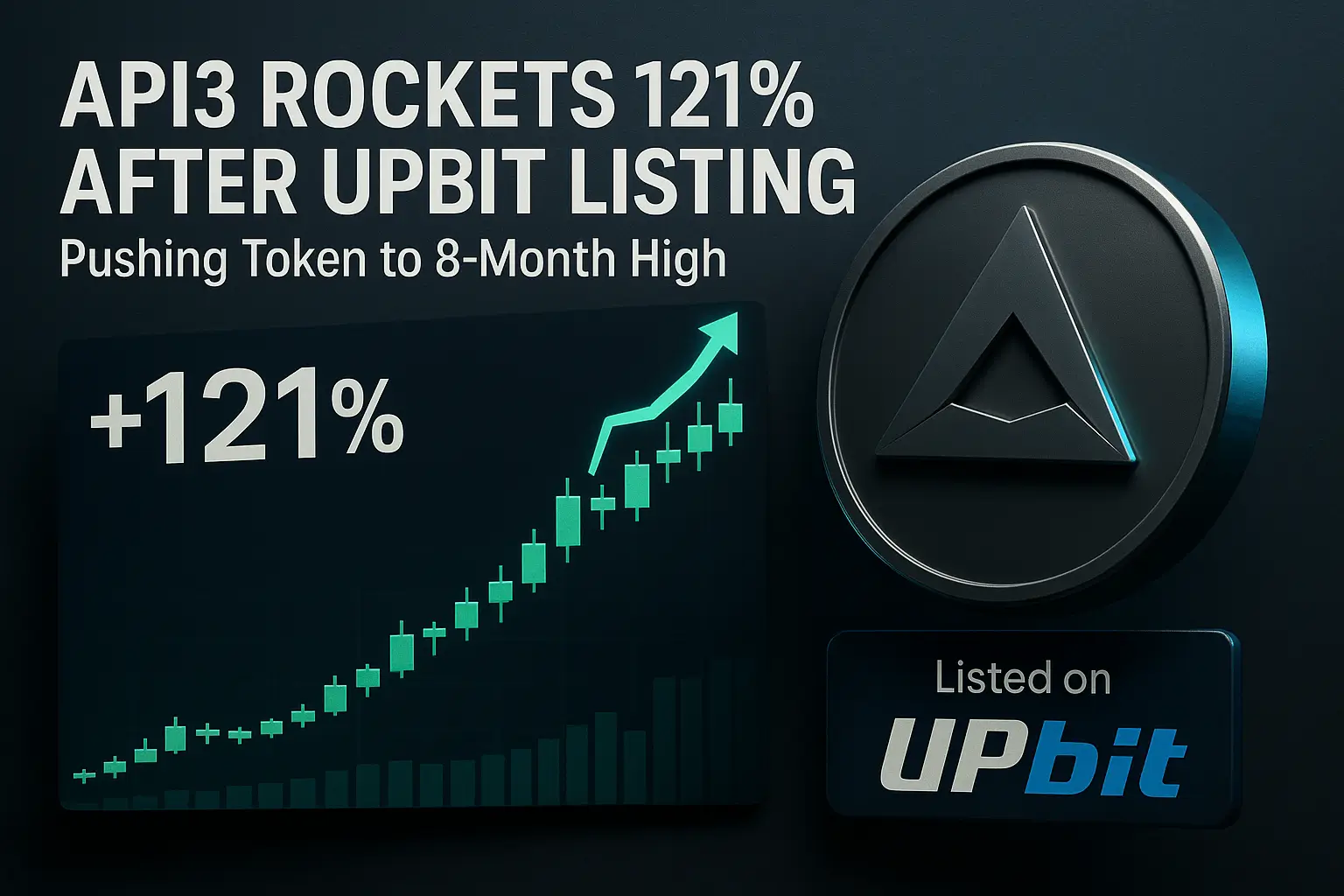 API3 Rockets 121% After Upbit Listing, Pushing Token to 8-Month High