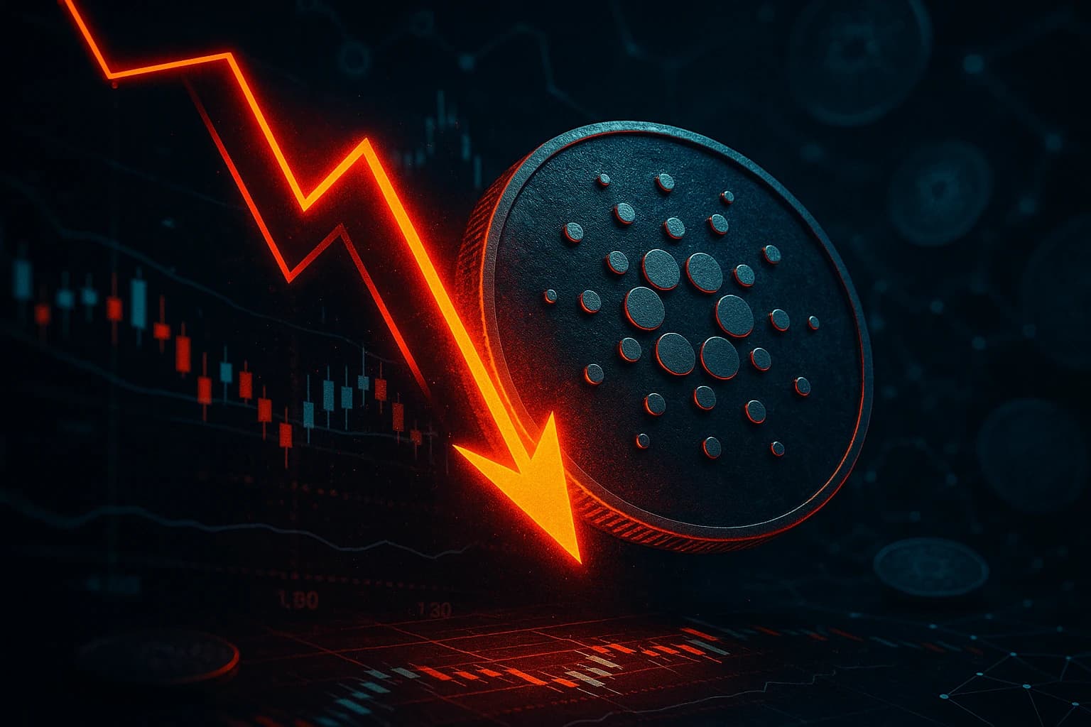 Cardano Faces Selling Pressure as SuperTrend Flips Negative Again