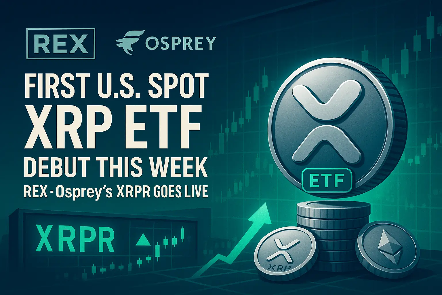 First U.S. Spot XRP ETF to Debut This Week: REX-Osprey’s XRPR Goes Live
