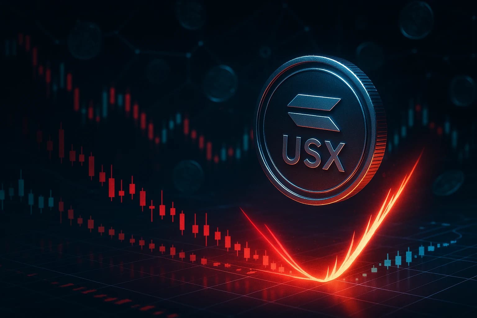 Solana Stablecoin USX Crashes to $0.10 Before Quick Recovery Amid Liquidity Shock