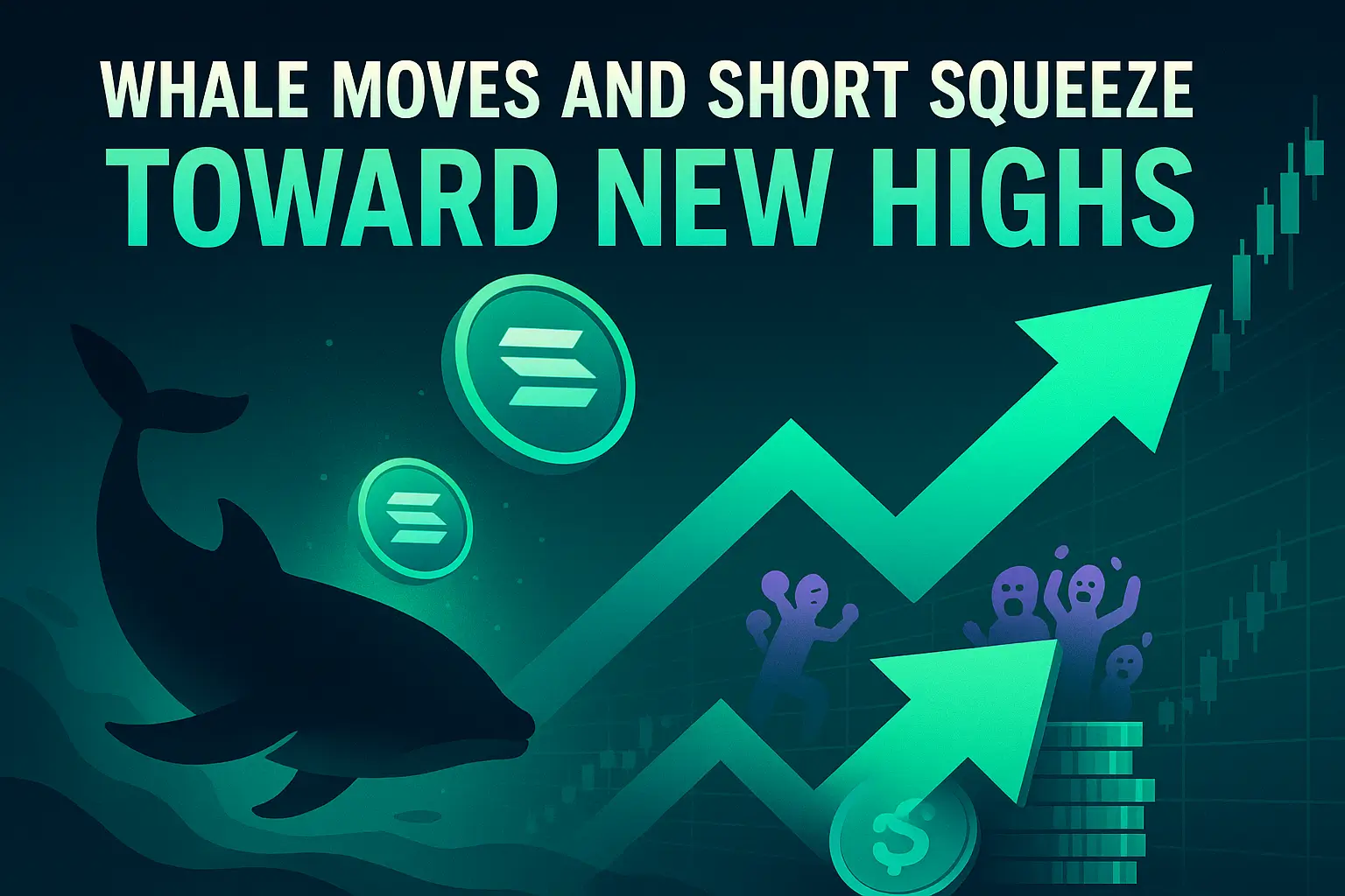 Whale Moves and Short Squeeze Push Solana Toward New Highs