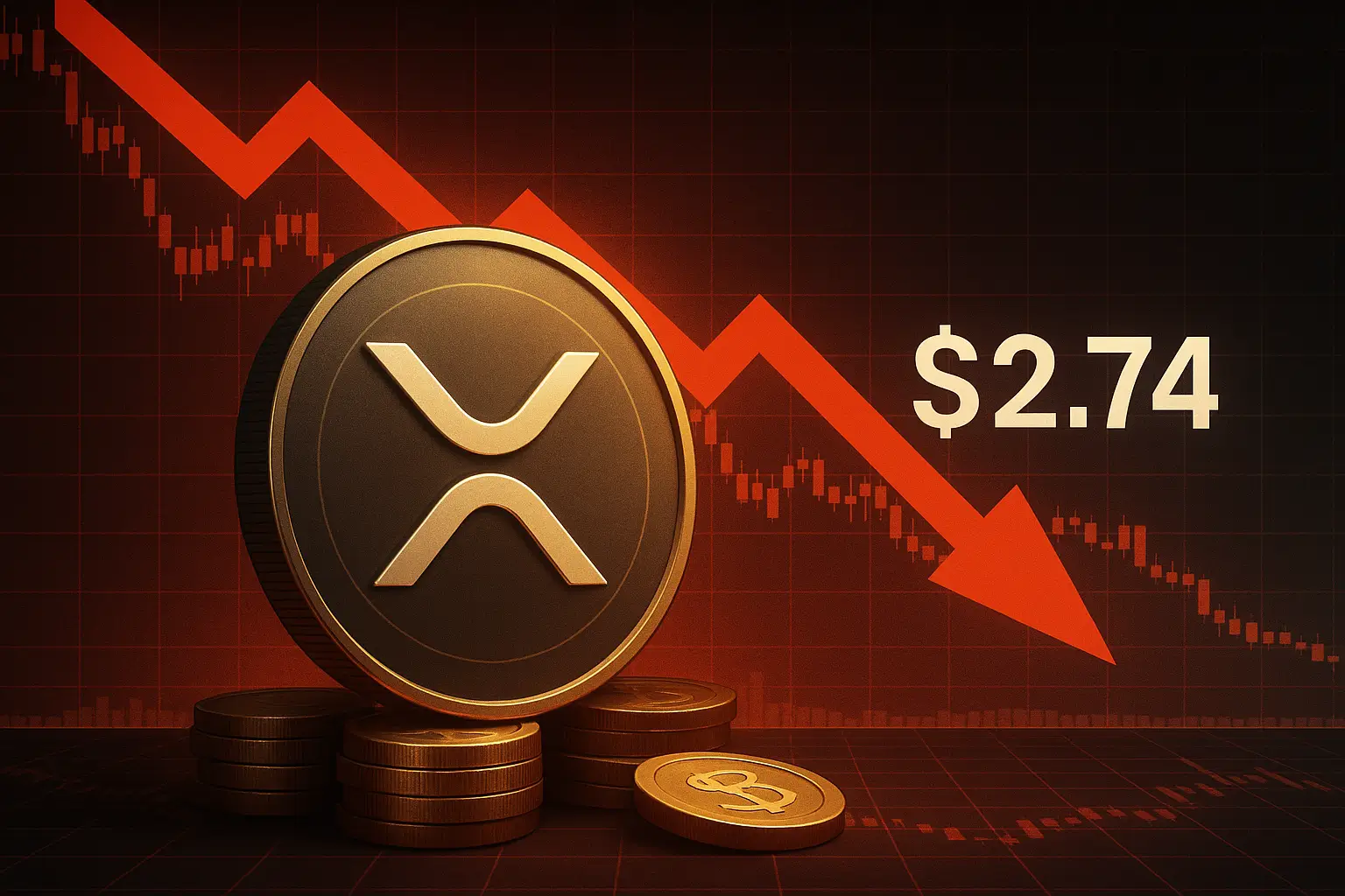 XRP Struggles to Hold at $2.74 as Bearish Momentum Intensifies