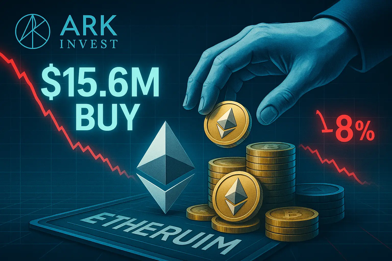 ARK Invest Seizes Opportunity, Buys $15.6M in Ethereum Treasury Stock BitMine Amid 8% Drop