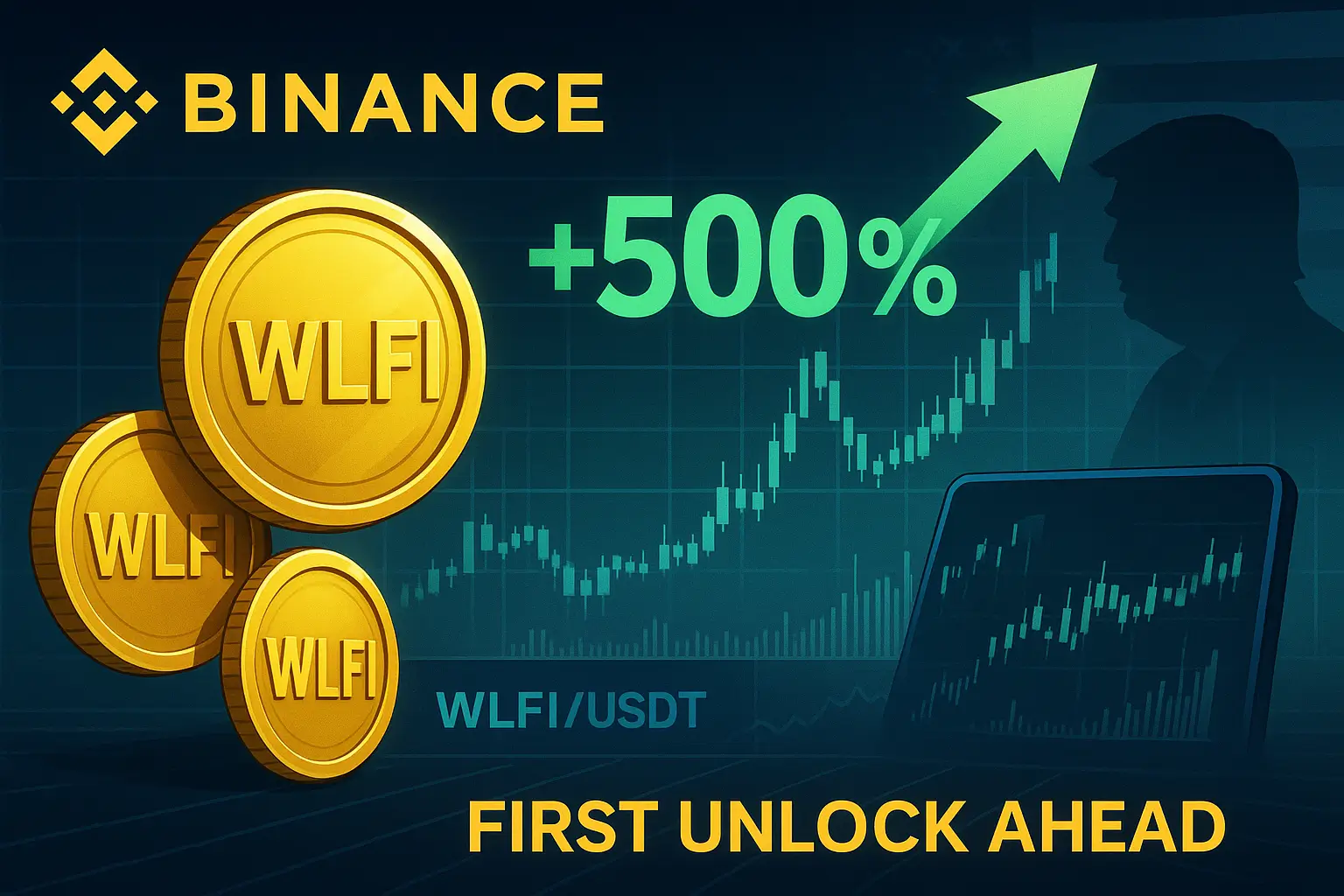 Binance Lists Trump-Linked WLFI as Derivative Volume Soars Over 500% Ahead of First Unlock