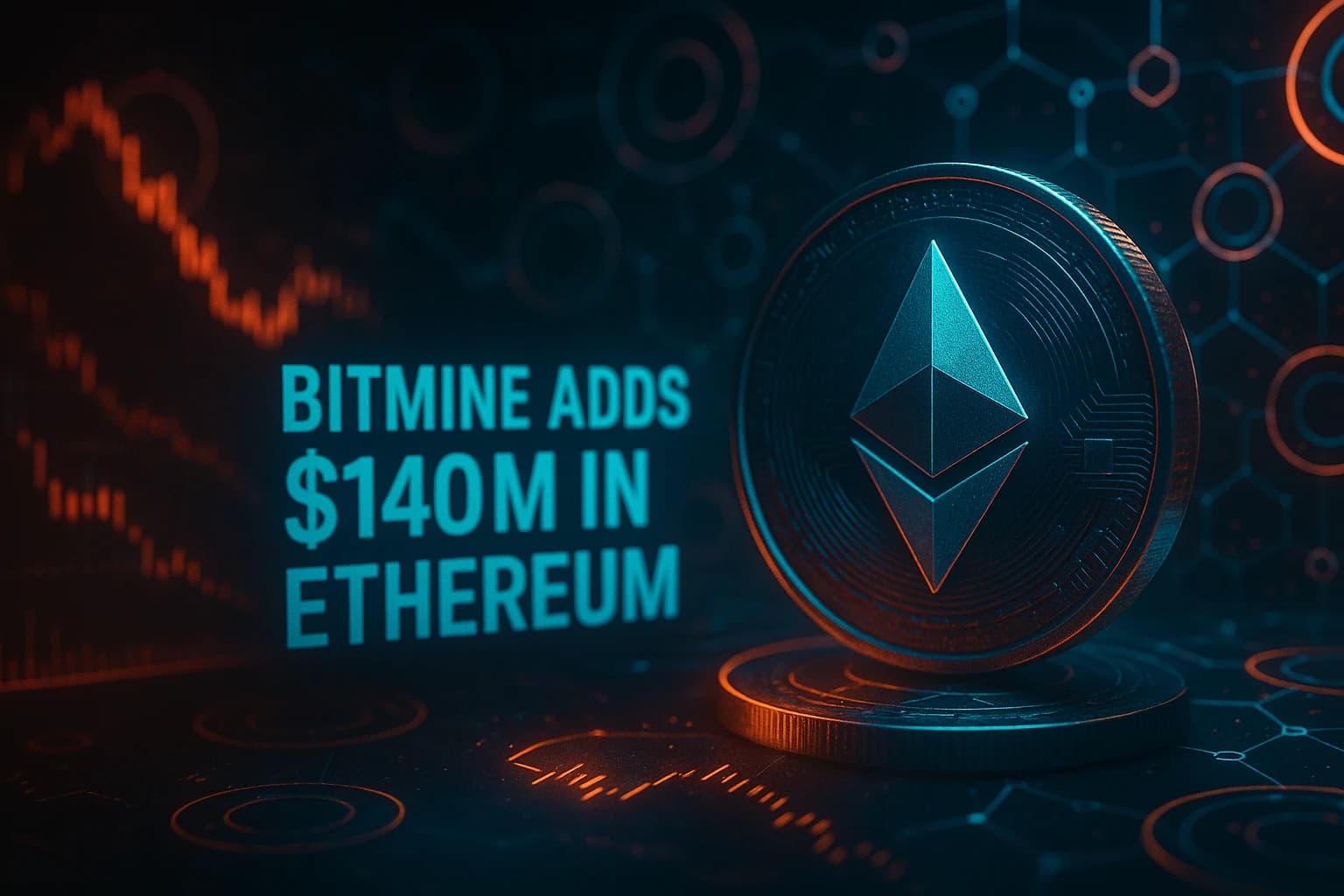 BitMine Adds $140M in Ethereum Amid Market Dip, Signaling Strong Institutional Confidence