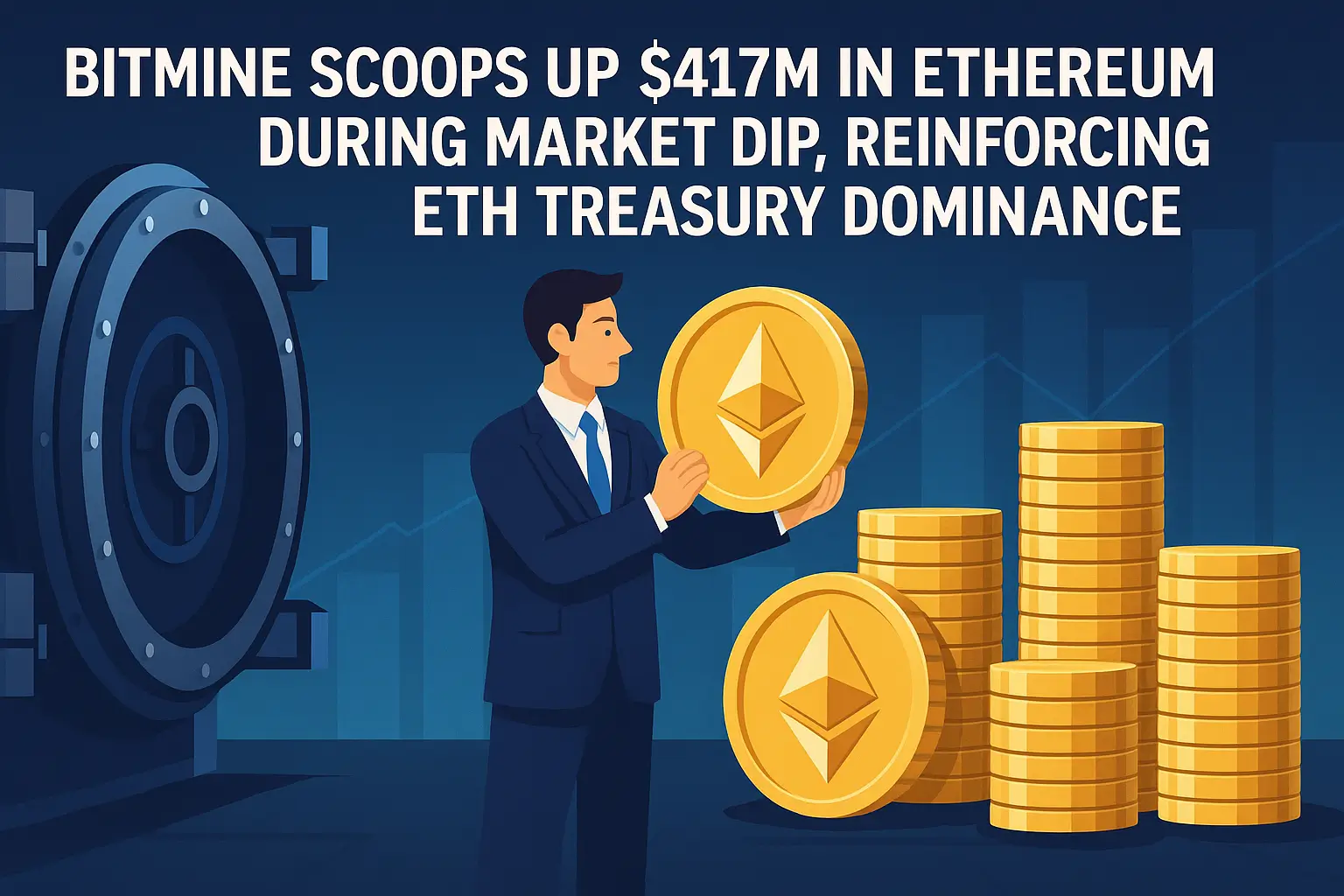 BitMine Scoops Up $417M in Ethereum During Market Dip, Reinforcing ETH Treasury Dominance