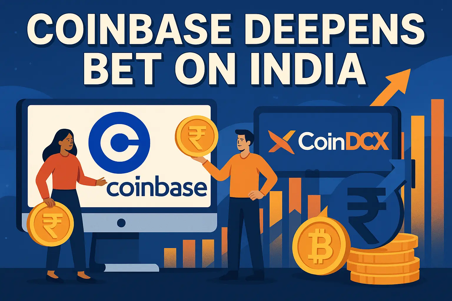 Coinbase Deepens Bet on India: Fresh Funding to CoinDCX Values Exchange at $2.45B