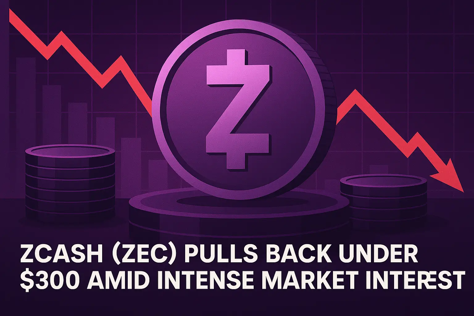 ZCash (ZEC) Pulls Back Under $300 Amid Intense Market Interest: New ATH Soon?