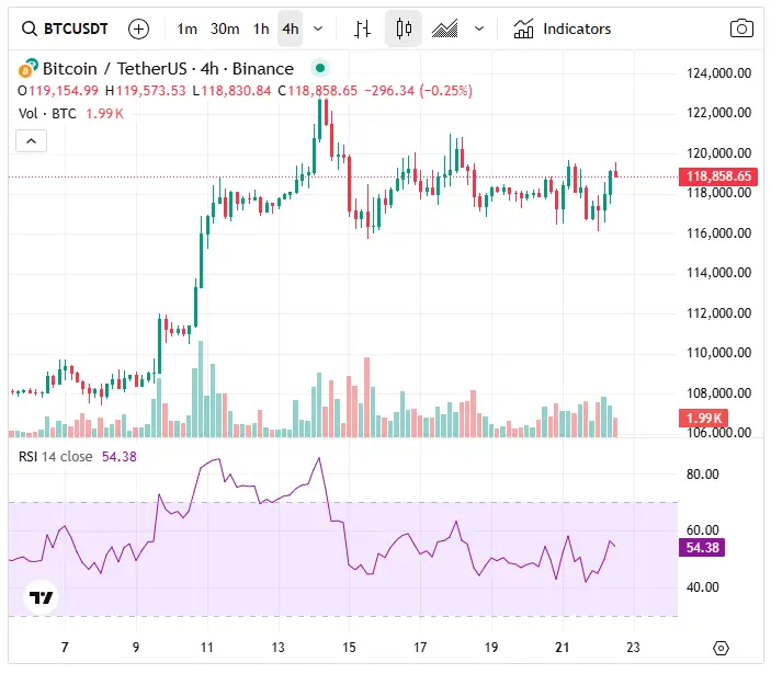 Bitcoin Price Chart